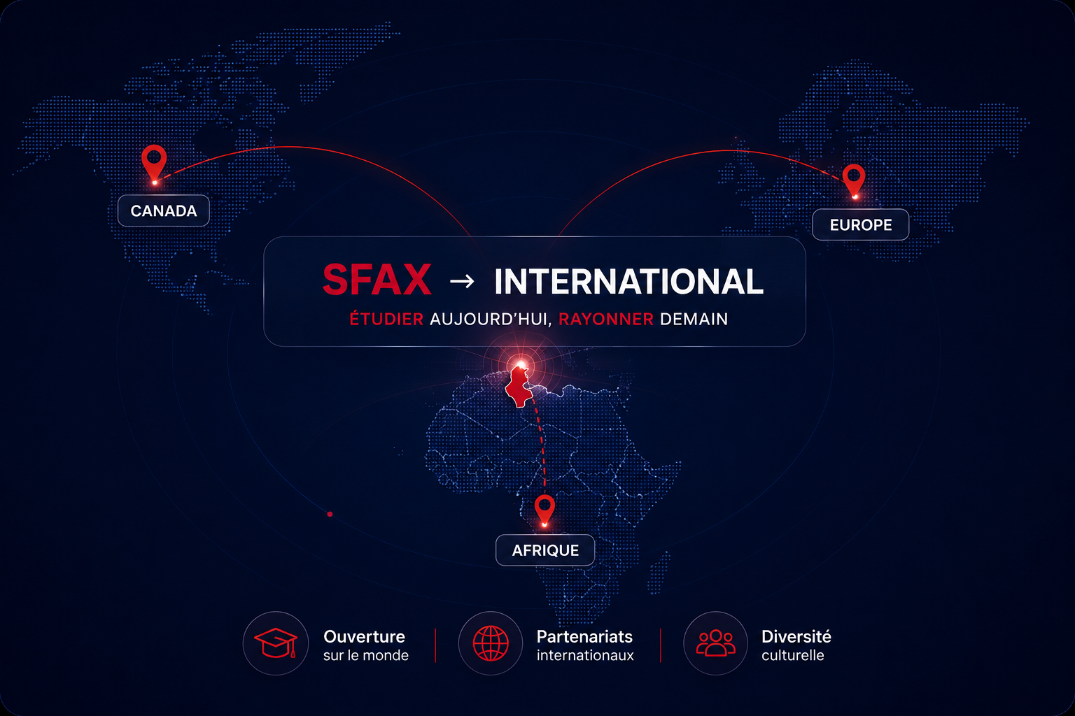 ESEAC vers l’international — ouverture sur le Canada, l’Europe et l’Afrique